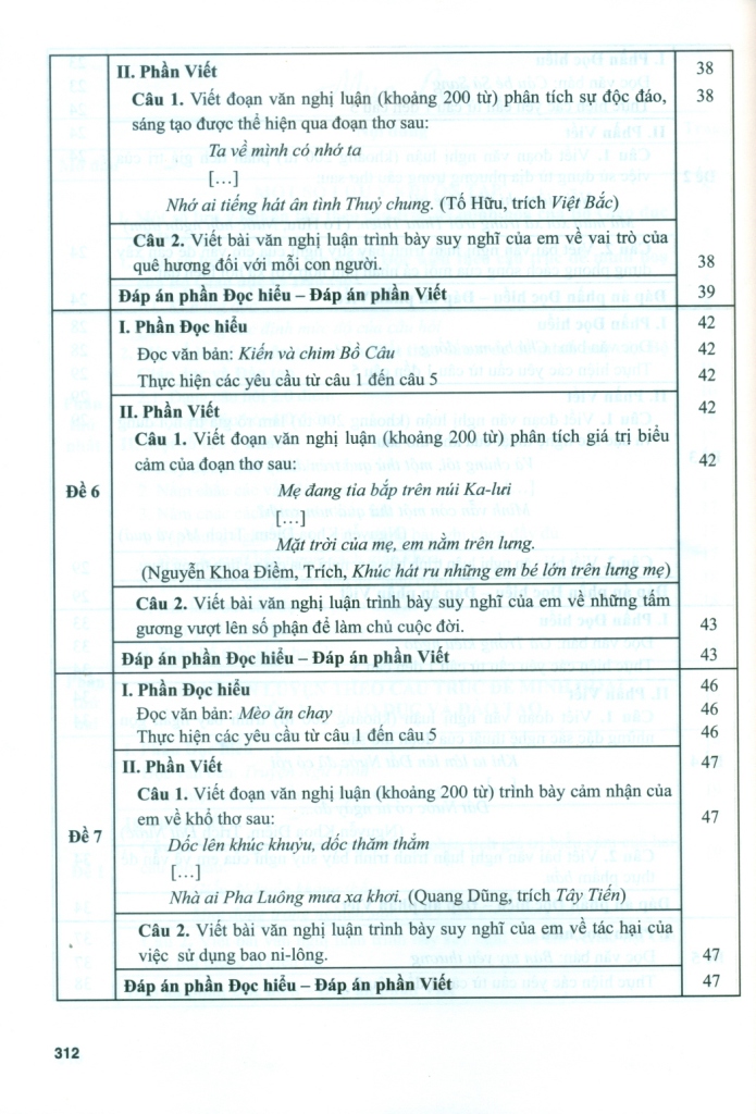 66 ĐỀ ÔN LUYỆN 9 LÊN 10 MÔN NGỮ VĂN (Dùng chung cho cả 3 bộ SGK; Theo cấu trúc đề minh họa của Bộ GD - ĐT)